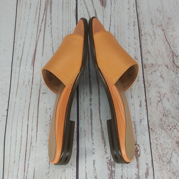 Vionic Demi Croco Slide Sandals Leather Women's Size 6 - Picture 5 of 9